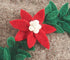 Hand Felted Wool Christmas Pillow - JOY Wreath in Natural Gray - 20" - ARCADIA HOME
